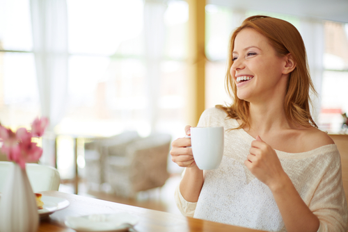 Young woman smiling after LASIK Eye Surgery